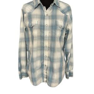 Walls Authentic Ranch Wear Vintage Women’s Button Up Western/Cowgirl Shirt